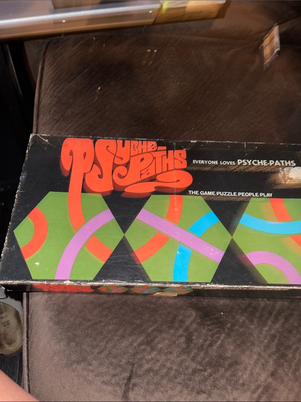 Vintage 60s Psyche-Paths Classic Board Game - Multicolor